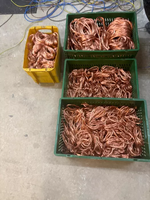 Kupferkabel ca 60 kg Kupfer Schrott