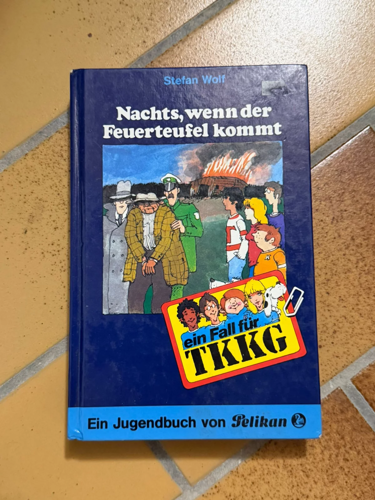 TKKG Jugendbuch "Nachts, wenn der Feuerteufel kommt"