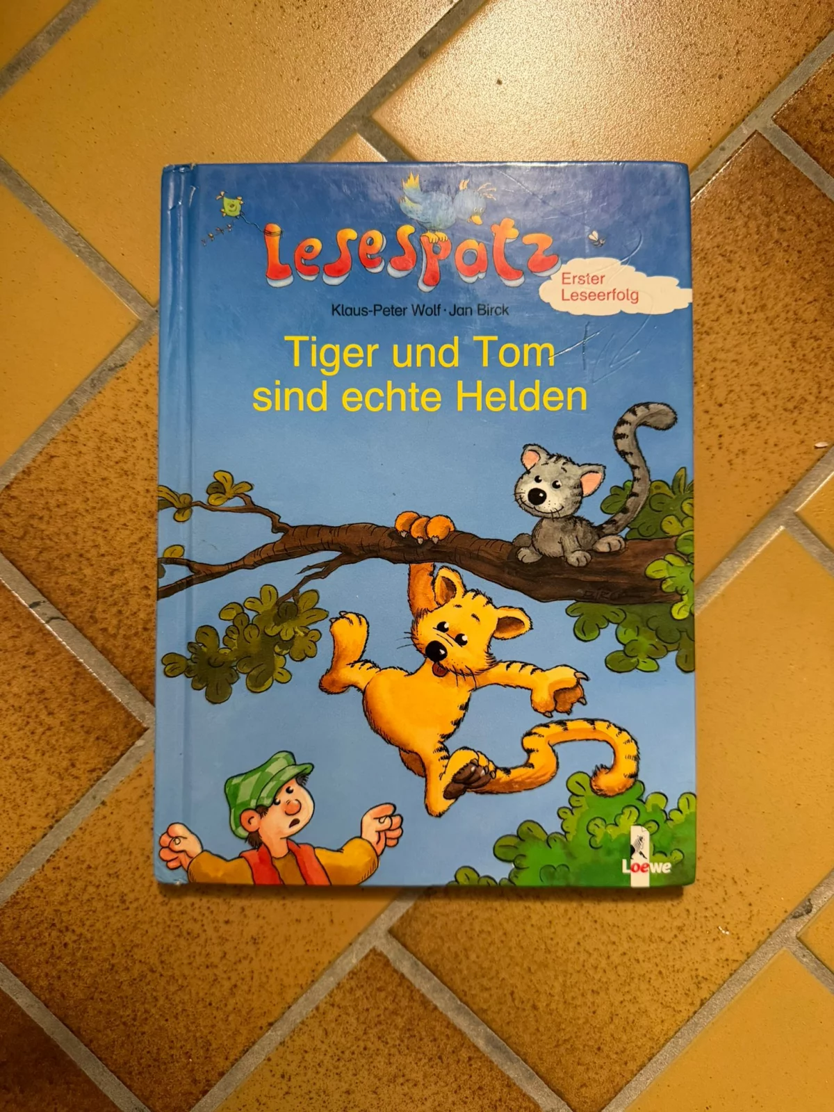 Lesespatz Kinderbuch "Tiger und Tom sind echte Helden"