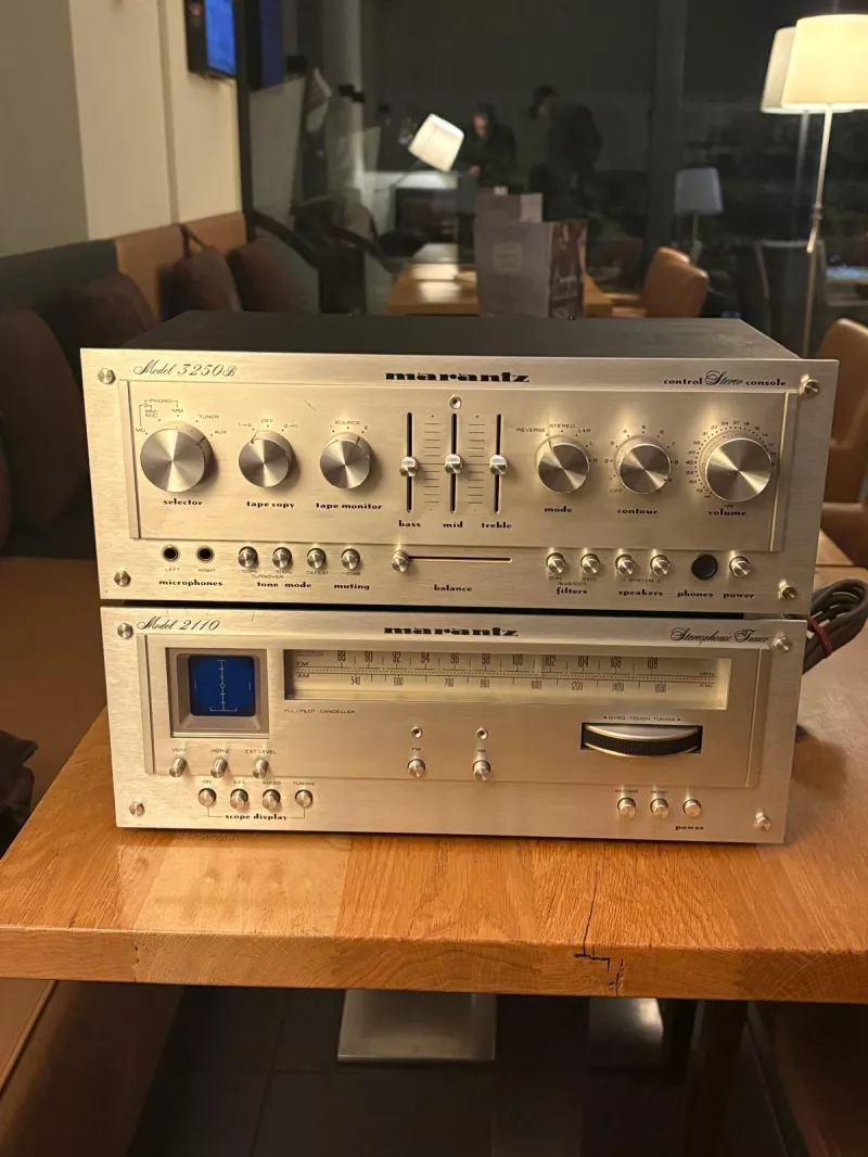 Marantz Model 3250 Verstärker und 2110 Tuner Vintage Stereoanlage