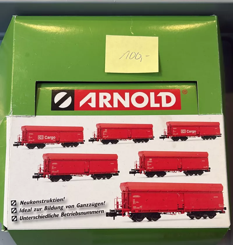 Arnold N Güterwagen-Set 6-teilig DB Cargo rot