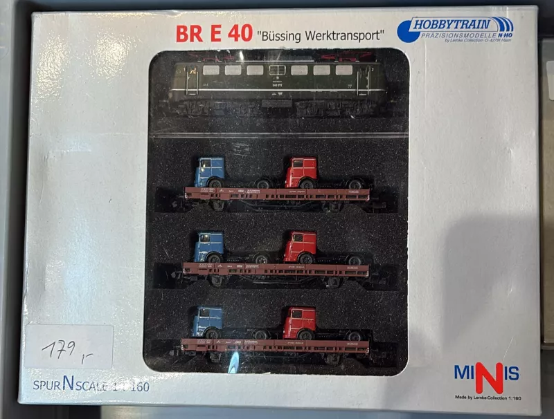 Hobbytrain BR E 40 Bussing Werktransport N-Spur 1:160 OVP