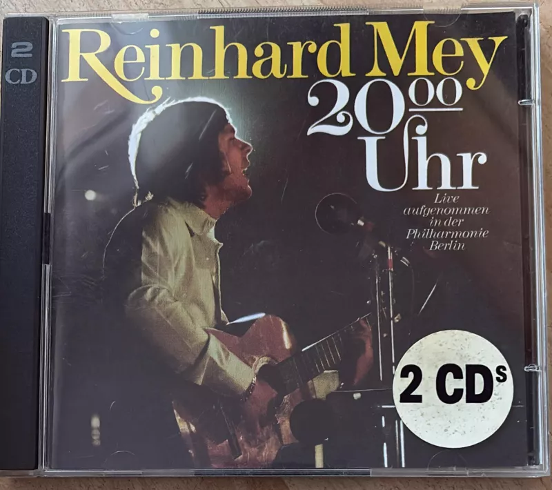 Reinhard Mey 20:00 Uhr Live Doppel-CD Philharmonie Berlin