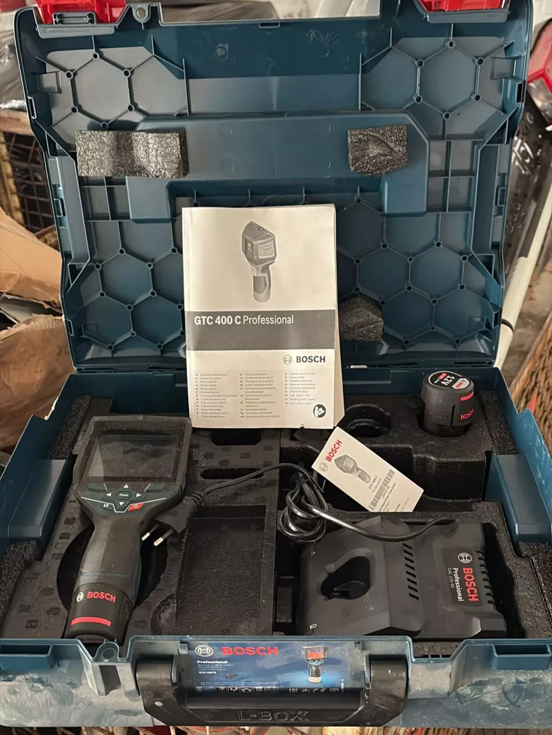 Bosch GTC 400 C Professional Wärmebildkamera mit Zubehör