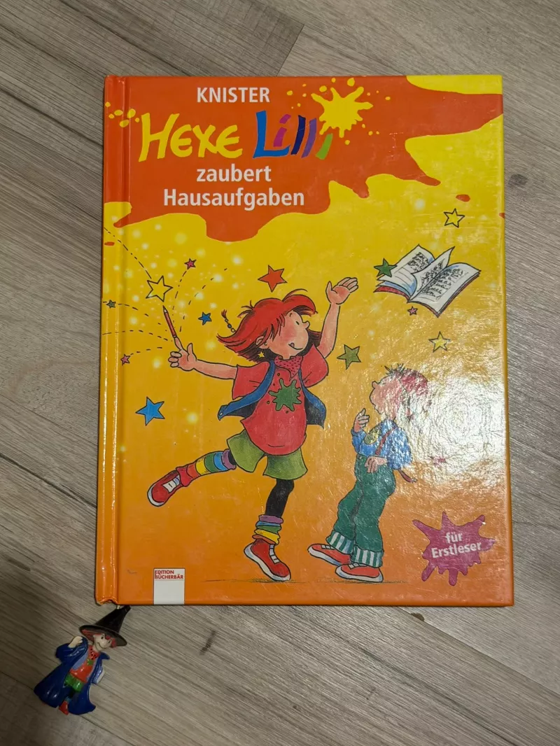Hexe Lilli zaubert Hausaufgaben - Kinderbuch von Knister ( gebraucht )
