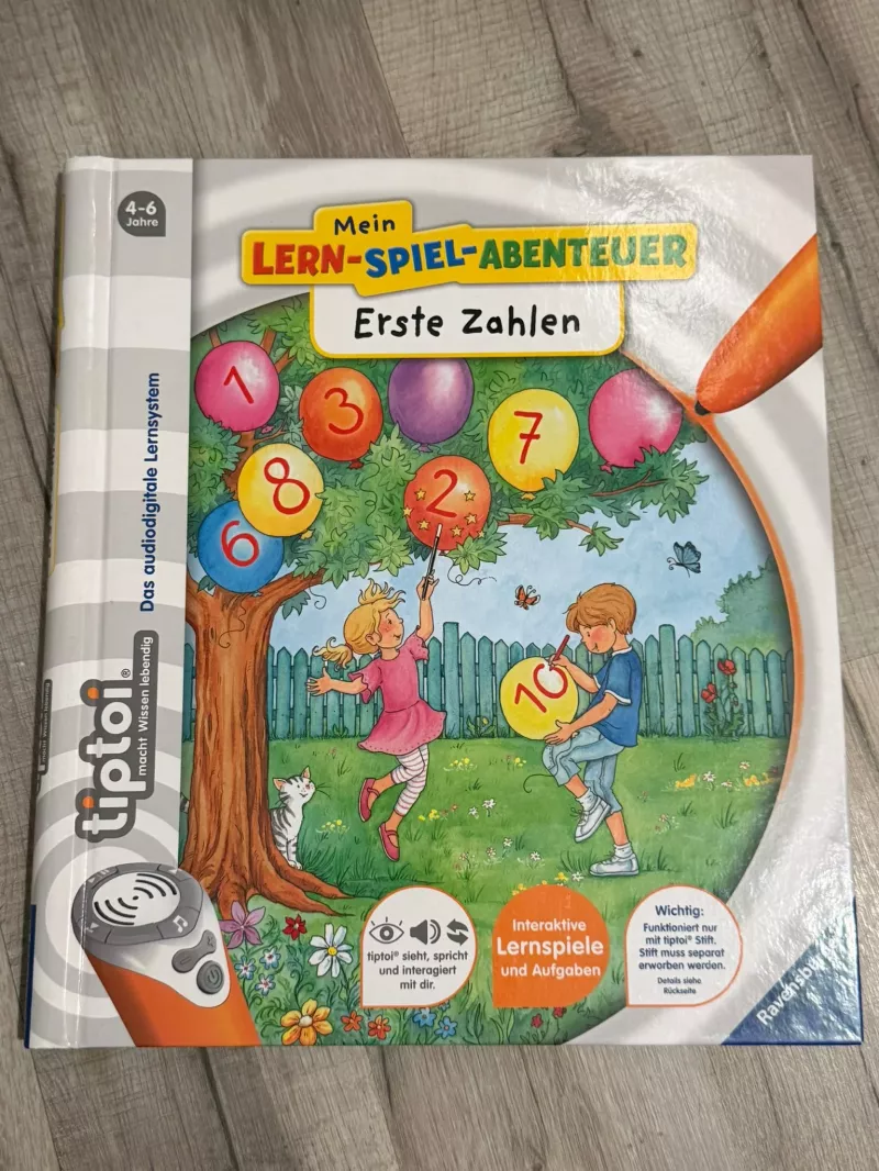 Tiptoi Buch Erste Zahlen Lern-Spiel-Abenteuer 4-6 Jahre