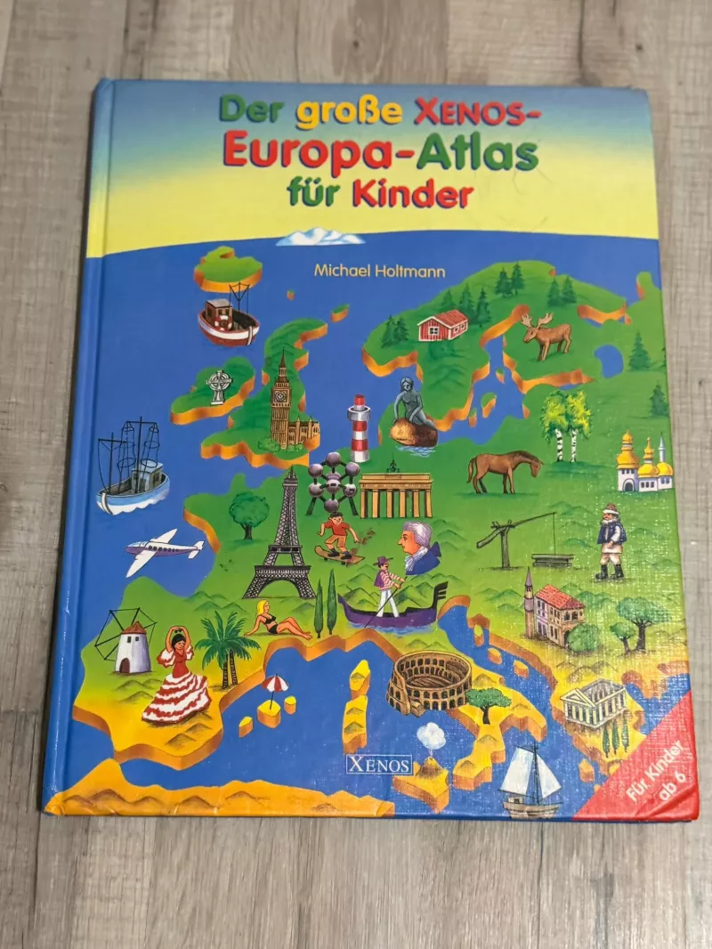 Europa-Atlas für Kinder von Michael Holtmann gebraucht