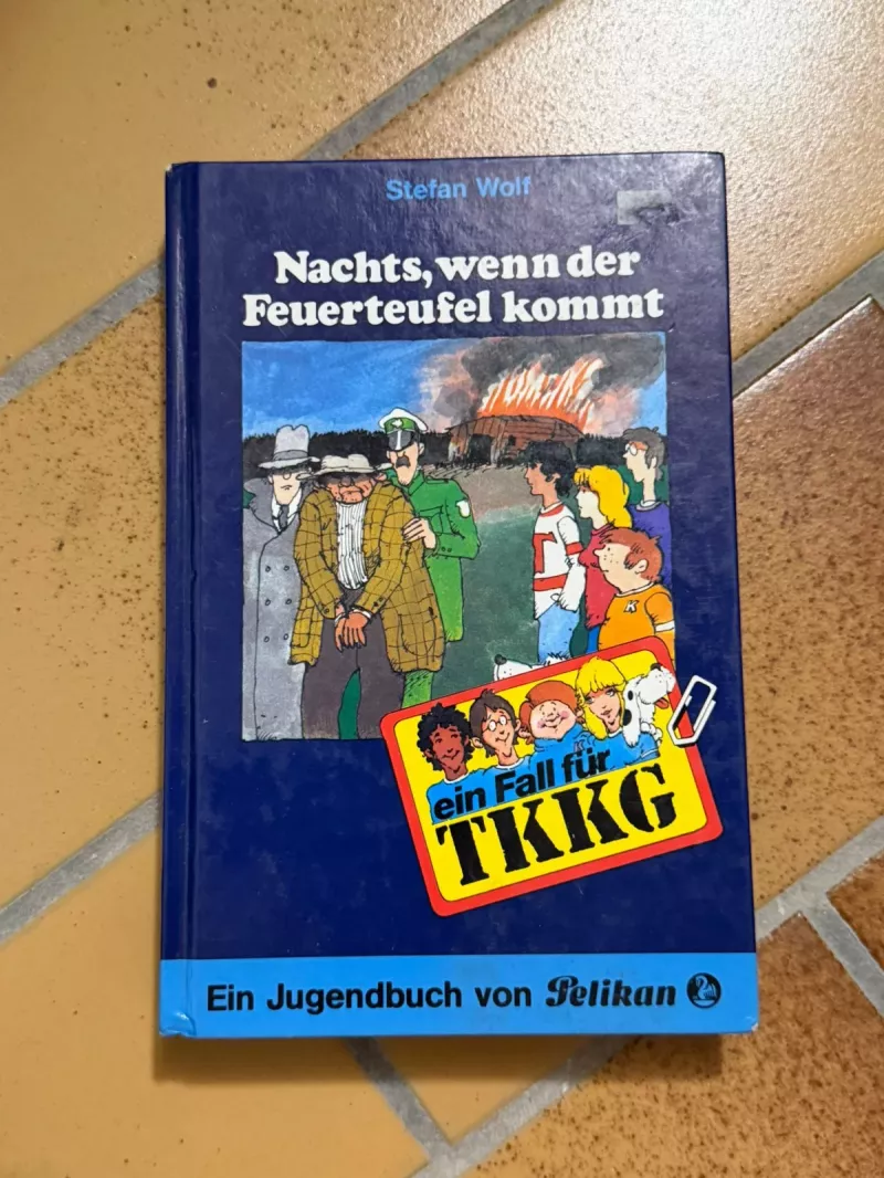 TKKG Jugendbuch "Nachts, wenn der Feuerteufel kommt"