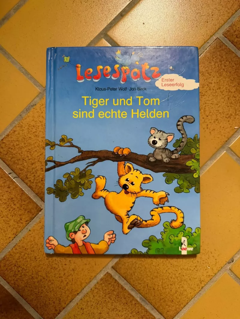 Lesespatz Kinderbuch "Tiger und Tom sind echte Helden"