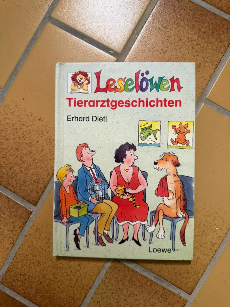 Leselöwen Tierarztgeschichten - Kinderbuch von Erhard Dietl