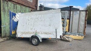 Werbeanhänger mit Werbeflächen TÜV abgelaufen