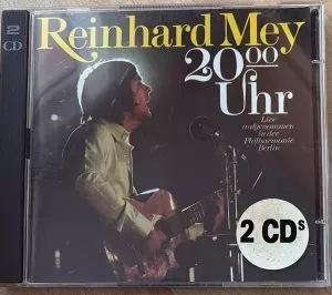 Reinhard Mey 20:00 Uhr Live Doppel-CD Philharmonie Berlin