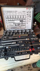 Würth Steckschlüsselsatz 1/4 und 1/2 Zoll 6-KT 59-teilig