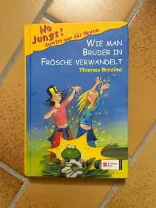 Kinderbuch "Wie man Brüder in Frösche verwandelt" Brezina
